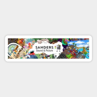 Sanders Sound & Picture's Official Banner Design Sticker